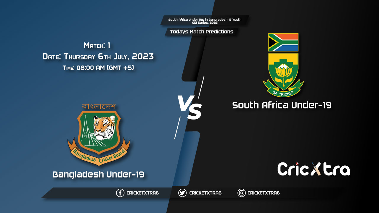 South Africa Under 19s in Bangladesh, 5 Youth ODI Series, 2023, BD-U19 vs SA-U19 1st Match Prediction, Fantasy Cricket Tips