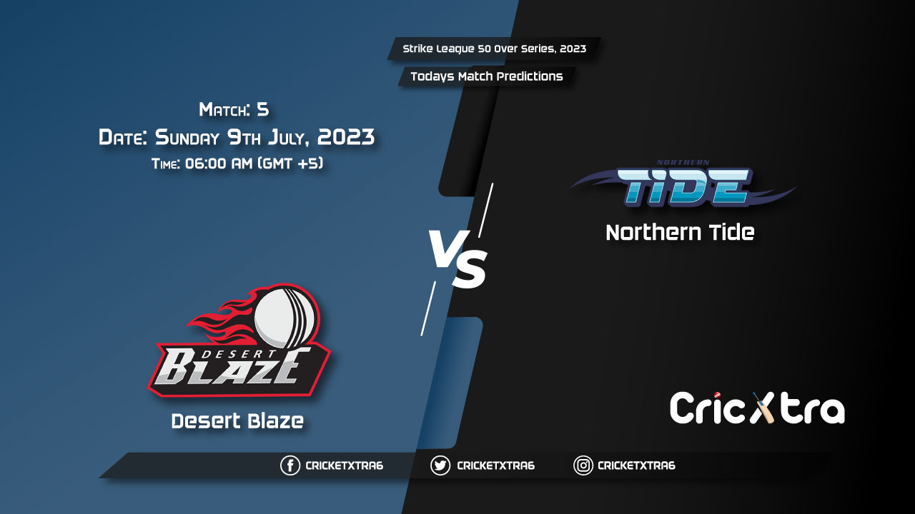 Strike League 50 Over Series, 2023, DSB vs NTT 5th Match Prediction, Fantasy Cricket Tips