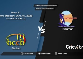T20 World Cup Asia Regional Qualifier B, 2023, BHU vs MYA 2nd Match Prediction, Fantasy Cricket Tips