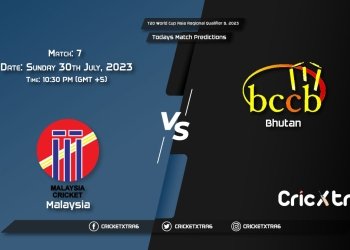 T20 World Cup Asia Regional Qualifier B, 2023, MAS vs MYA 7th Match Prediction, Fantasy Cricket Tips