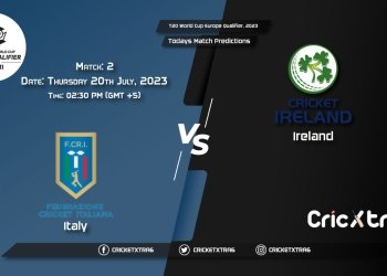 T20 World Cup Europe Qualifier, 2023, ITA vs IRE 2nd Match Prediction, Fantasy Cricket Tips