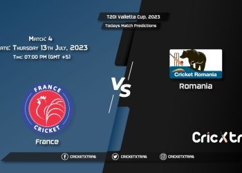 T20I Valletta Cup, 2023, FRA vs ROM 4th Match Prediction, Fantasy Cricket Tips
