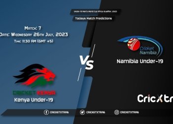 Under-19 Men's World Cup Africa Qualifier, 2023, KEN U-19 vs NAM U-19 7th Match Prediction, Fantasy Cricket Tips