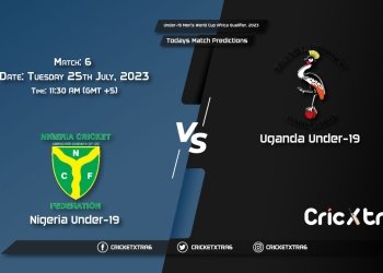 Under-19 Men's World Cup Africa Qualifier, 2023, NIG U-19 vs UGA U-19 6rd Match Prediction, Fantasy Cricket Tips