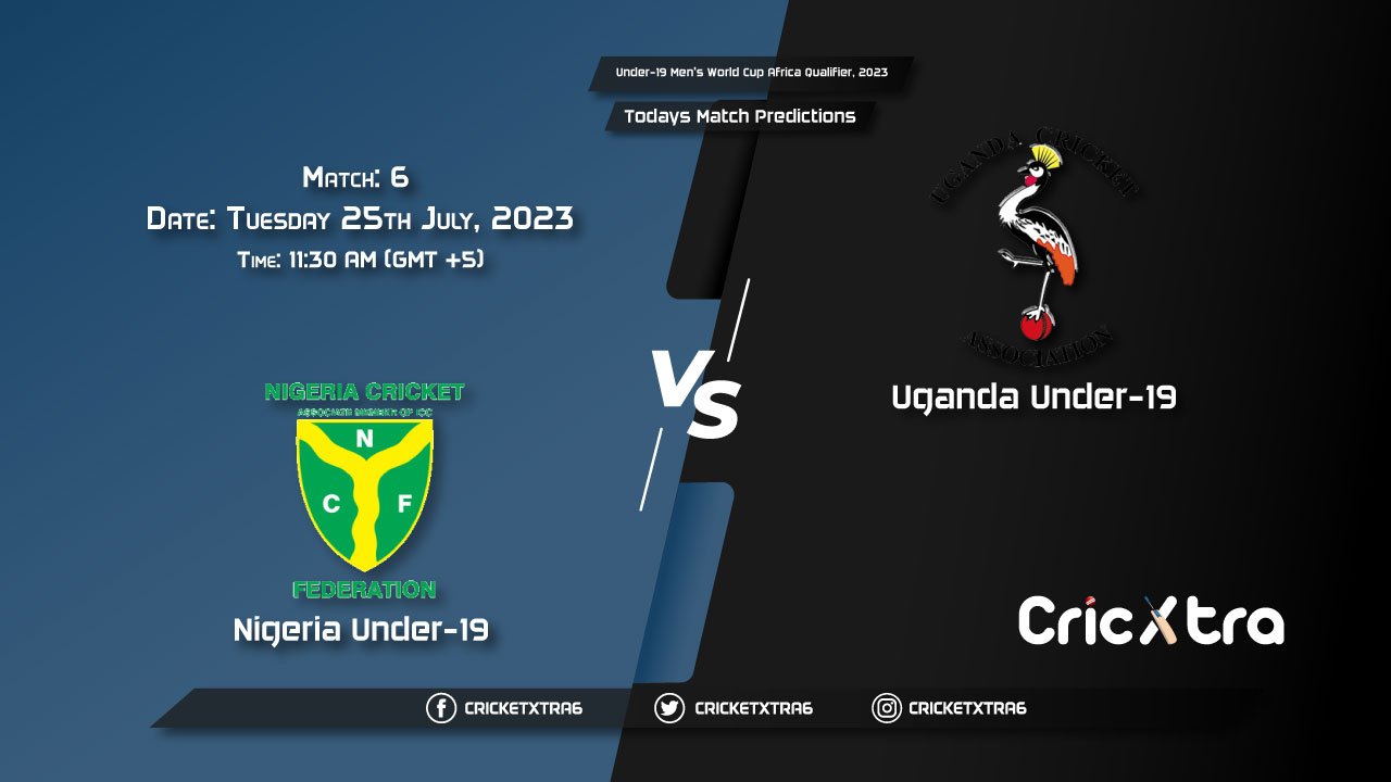 Under-19 Men's World Cup Africa Qualifier, 2023, NIG U-19 vs UGA U-19 6rd Match Prediction, Fantasy Cricket Tips