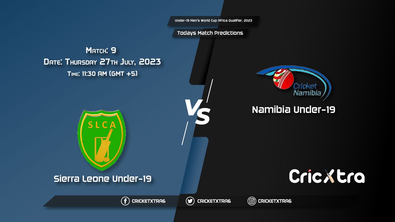 Under-19 Men's World Cup Africa Qualifier, 2023, SIL U-19 vs NAM U-19 9th Match Prediction, Fantasy Cricket Tips