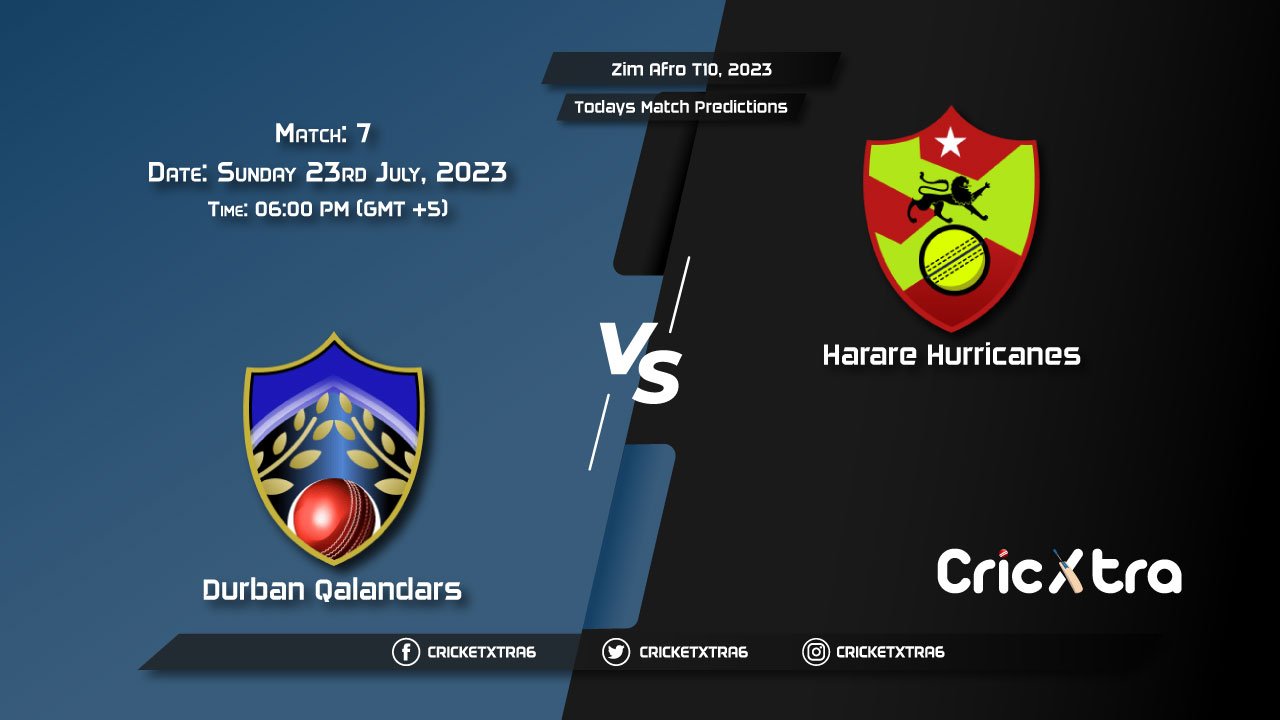 Zim Afro T10, 2023, DB vs HH 7th Match Prediction, Fantasy Cricket Tips