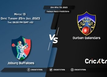 Zim Afro T10, 2023, JBL vs DB 13th Match Prediction, Fantasy Cricket Tips