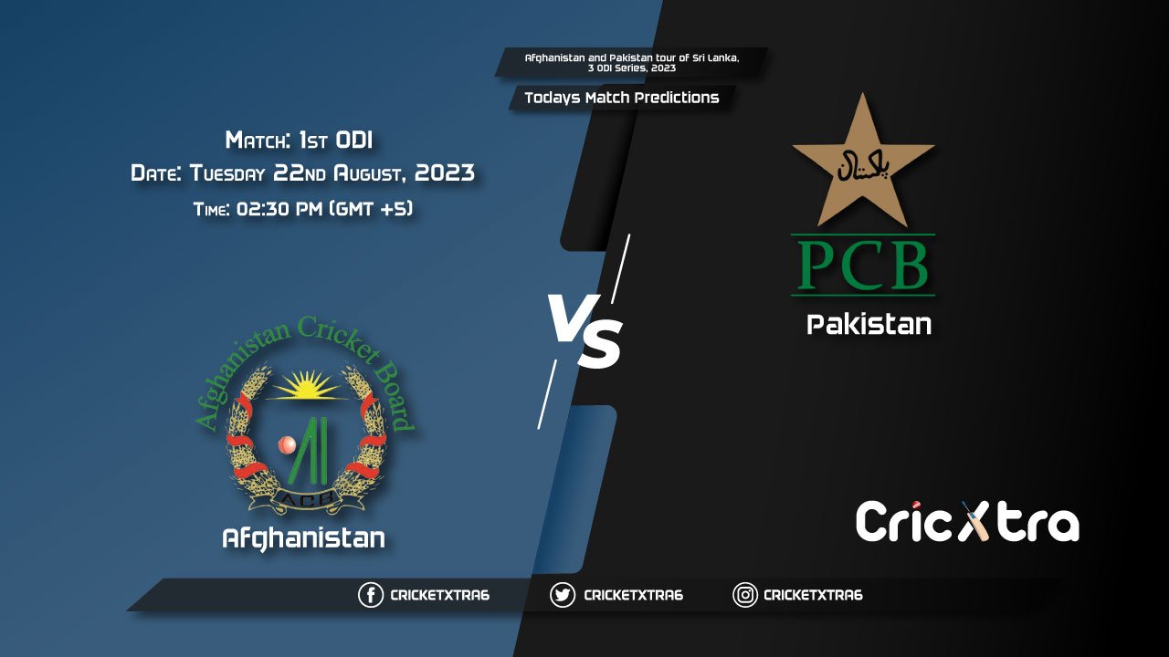 Afghanistan and Pakistan tour of Sri Lanka, 3 ODI Series, 2023, AFG vs PAK 1st ODI Match Prediction, Fantasy Cricket Tips