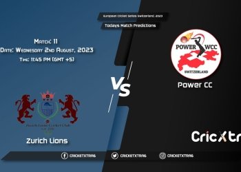 European Cricket Series Switzerland, 2023, ZLI vs PCC 11th Match Prediction, Fantasy Cricket Tips