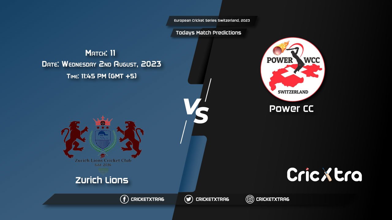 European Cricket Series Switzerland, 2023, ZLI vs PCC 11th Match Prediction, Fantasy Cricket Tips