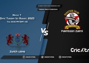 European Cricket Series Switzerland, 2023, ZLI vs PKZ 7th Match Prediction, Fantasy Cricket Tips