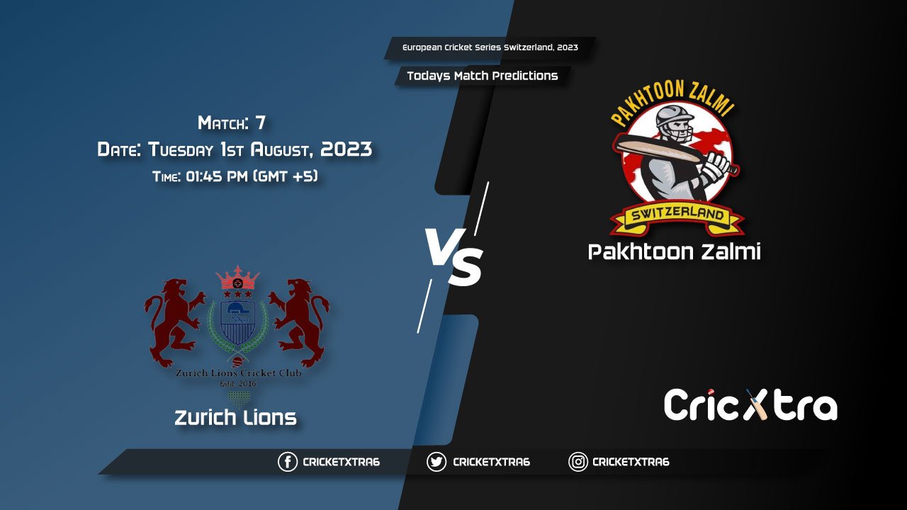 European Cricket Series Switzerland, 2023, ZLI vs PKZ 7th Match Prediction, Fantasy Cricket Tips