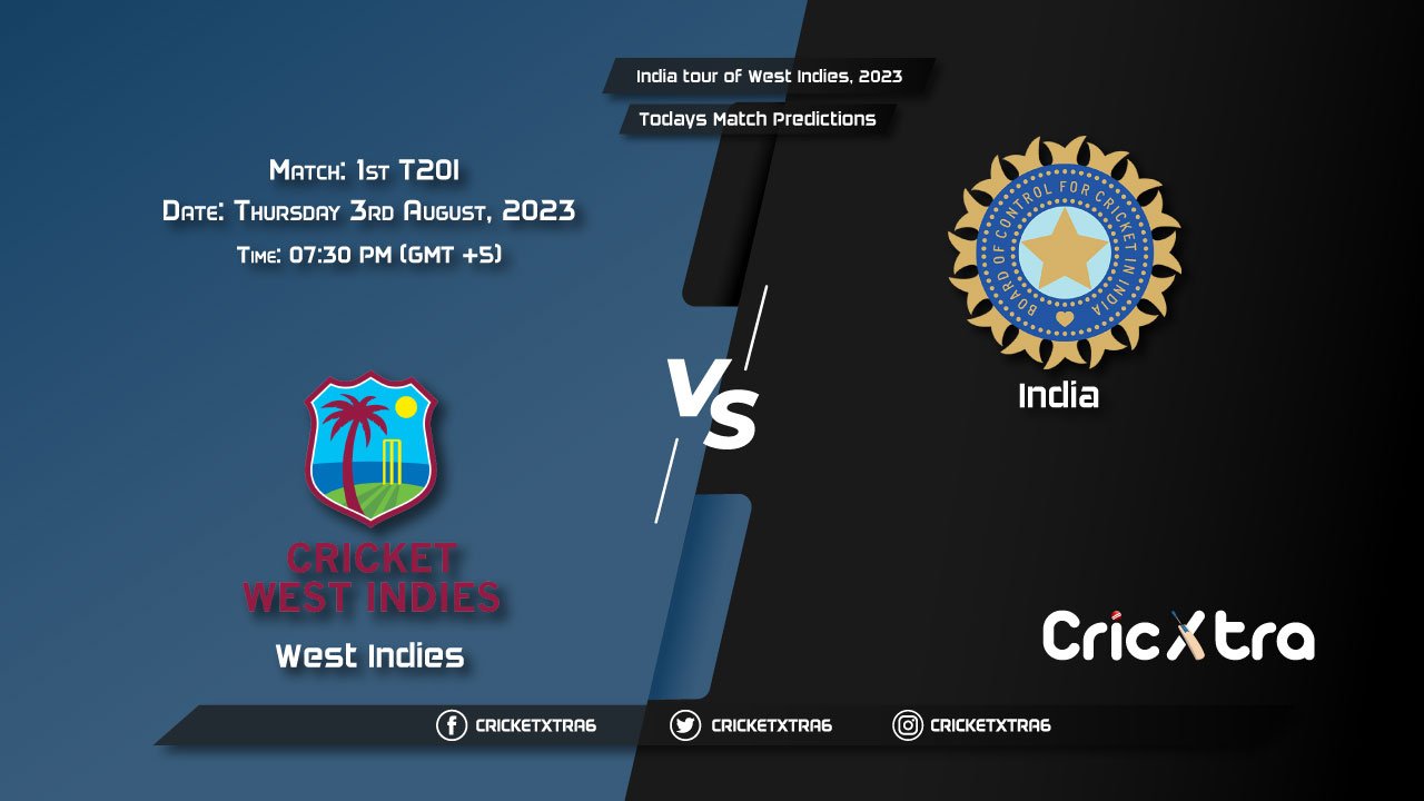 India tour of West Indies, 2023, WI vs IND 1st T20I Match Prediction, Fantasy Cricket Tips