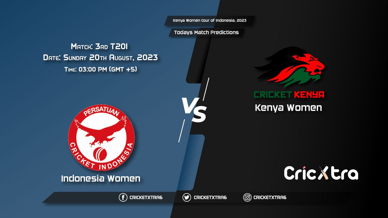 Kenya Women tour of Indonesia, 2023, INA-W vs KEN-W 3rd T20I Match Prediction, Fantasy Cricket Tips