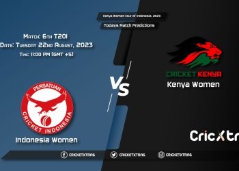 Kenya Women tour of Indonesia, 2023, INA-W vs KEN-W 6th T20I Match Prediction, Fantasy Cricket Tips