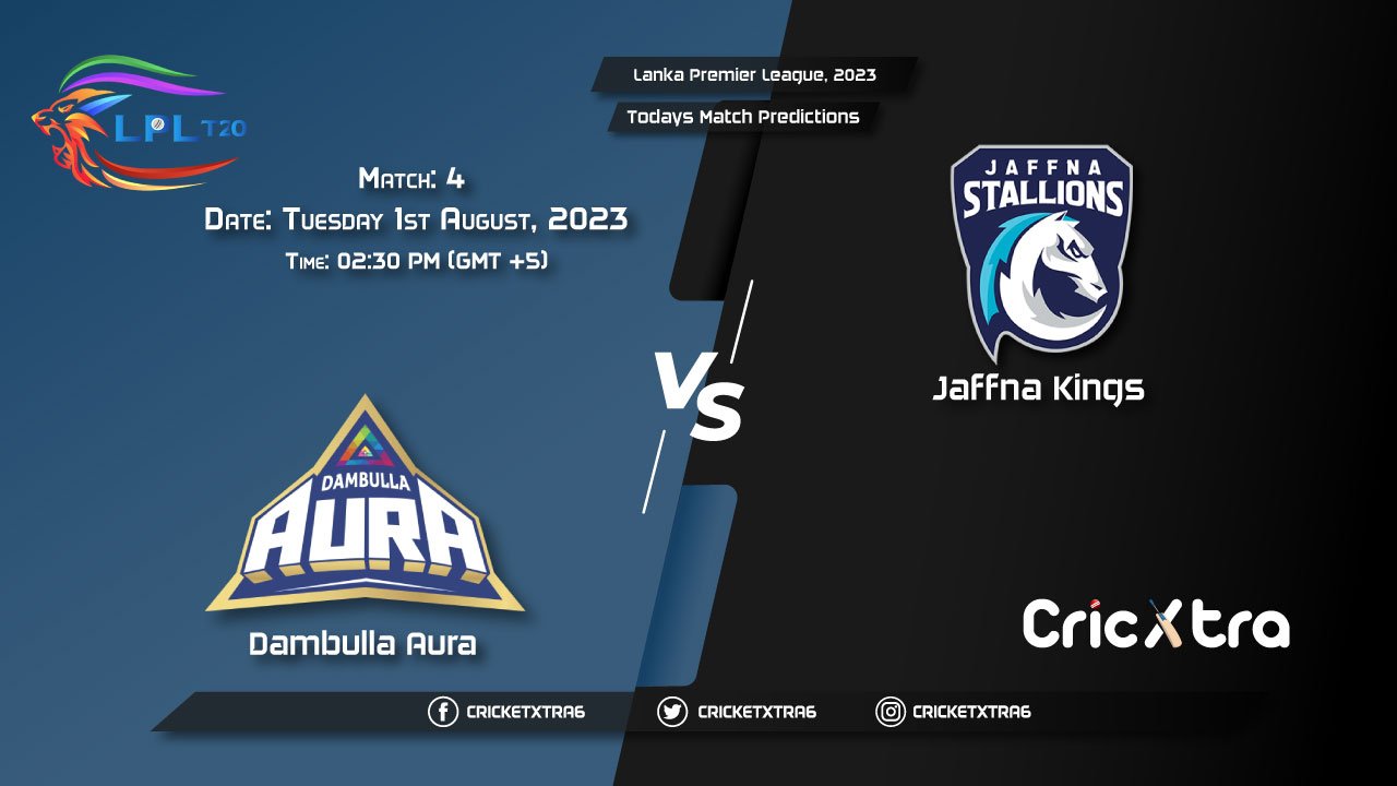 Lanka Premier League, 2023, DA vs JK 4th Match Prediction, Fantasy Cricket Tips