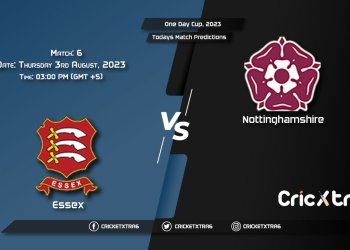 One Day Cup, 2023, ESS vs NOT 6th Match Prediction, Fantasy Cricket Tips