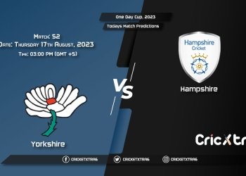 One Day Cup, 2023, YOR vs HAM 52nd Match Prediction, Fantasy Cricket Tips