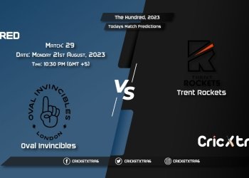 The Hundred, 2023, OVI vs TRT 29th Match Prediction, Fantasy Cricket Tips