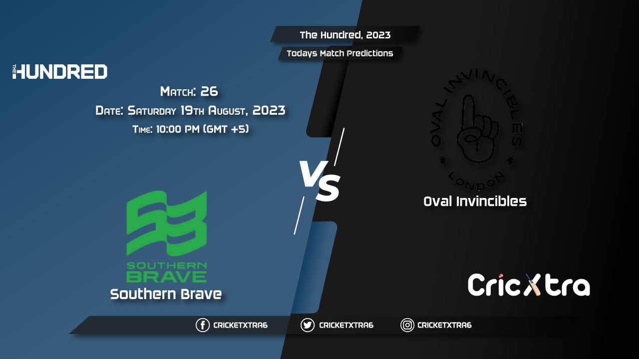 The Hundred, 2023, SOB vs OVI 26th Match Prediction, Fantasy Cricket Tips