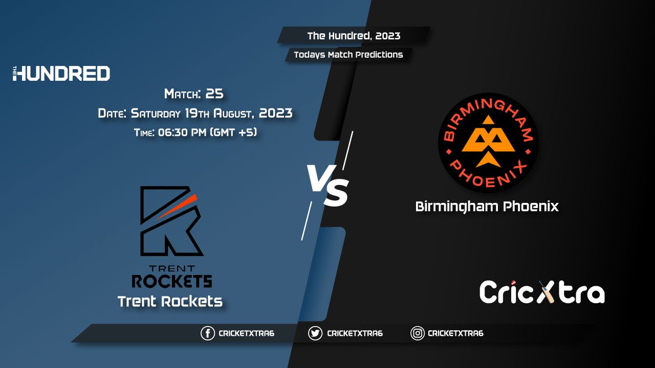 The Hundred, 2023, TRT vs BPH 25th Match Prediction, Fantasy Cricket Tips