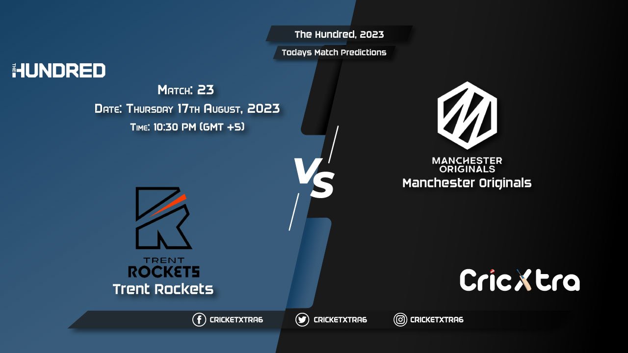 The Hundred, 2023, TRT vs MNR 23rd Match Prediction, Fantasy Cricket Tips