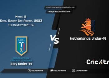 U19 Men's Cricket World Cup Europe Qualifier, 2023, ITA-U19 vs NED-U19 2nd Match Prediction, Fantasy Cricket Tips