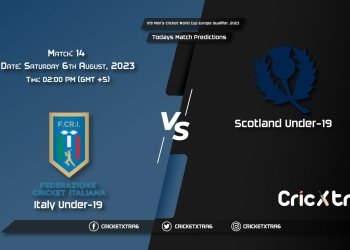 U19 Men's Cricket World Cup Europe Qualifier, 2023, ITA-U19 vs SCO-U19 14th Match Prediction, Fantasy Cricket Tips