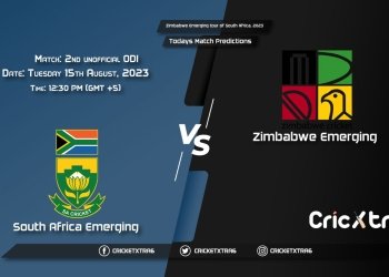 Zimbabwe Emerging tour of South Africa, 2023, SA-E vs ZIM-E 2nd unofficial ODI Match Prediction, Fantasy Cricket Tips