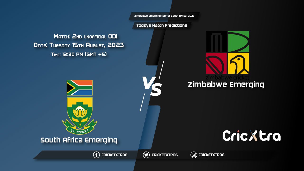 Zimbabwe Emerging tour of South Africa, 2023, SA-E vs ZIM-E 2nd unofficial ODI Match Prediction, Fantasy Cricket Tips