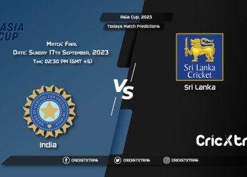 Asia Cup, 2023, IND vs SL Final Match Prediction, Fantasy Cricket Tips