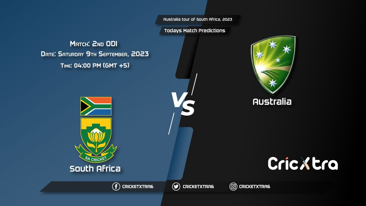 Australia tour of South Africa, 2023, SA vs AUS 2nd ODI Match Prediction, Fantasy Cricket Tips