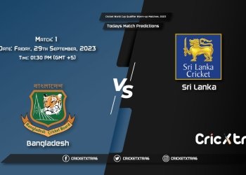 Cricket World Cup Warm-up Matches, 2023, BAN vs SL 1st Match Prediction, Fantasy Cricket Tips, Pitch Report and Injury Update