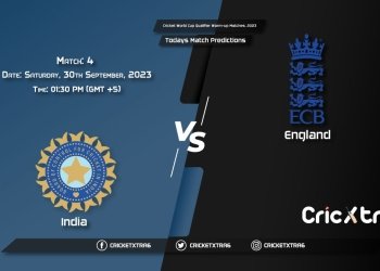 Cricket World Cup Warm-up Matches, 2023, IND vs ENG 4th Match Prediction, Fantasy Cricket Tips, Pitch Report and Injury Update