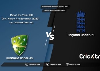 England Under-19s tour of Australia, 2023, AU-U19 vs EN-U19 5th Youth ODI Match Prediction, Fantasy Cricket Tips, Pitch Report and Injury Update