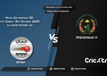 Afghanistan A tour of Oman, 2023, OMN vs AF-A 2nd unofficial ODI Match Prediction, Fantasy Cricket Tips, Pitch Report and Injury Update