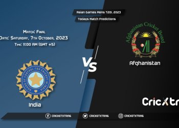 Asian Games Mens T20I, 2023, IND vs AFG Final Match Prediction, Fantasy Cricket Tips, Pitch Report and Injury Update