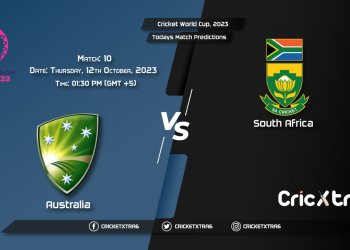 Cricket World Cup, 2023, AUS vs SA 10th Match Prediction, Fantasy Cricket Tips, Pitch Report and Injury Update