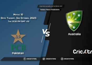 Cricket World Cup Warm-up Matches, 2023, PAK vs AUS 10th Match Prediction, Fantasy Cricket Tips, Pitch Report and Injury Update