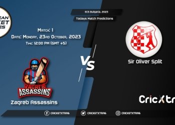 ECS Croatia, 2023, ZA vs SOS 1st Match Prediction, Fantasy Cricket Tips, Pitch Report and Injury Update