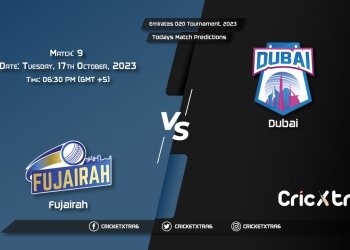 Emirates D20 Tournament, 2023, FUJ vs DUB 9th Match Prediction, Fantasy Cricket Tips, Pitch Report and Injury Update