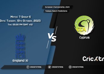 European Championship, 2023, ENG-XI vs CYP Group E - Match 7 Prediction, Fantasy Cricket Tips, Pitch Report and Injury Update