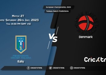 European Championship, 2023, ITA vs DEN Group C - Match 1 Prediction, Fantasy Cricket Tips, Pitch Report and Injury Update
