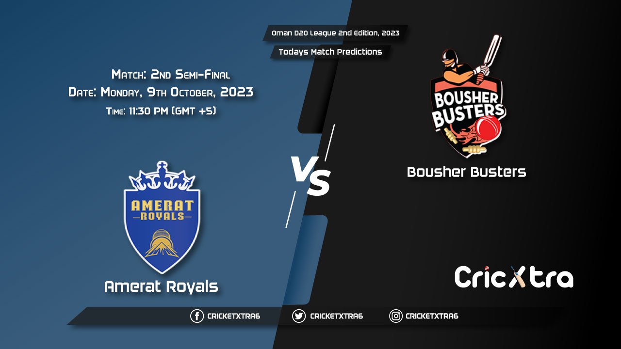 Oman D20 League, 2023, AMR vs BOB 2nd Semi-Final Match Prediction, Fantasy Cricket Tips, Pitch Report and Injury Update
