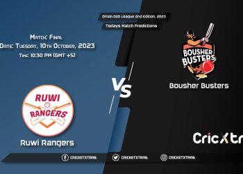 Oman D20 League 2nd Edition, 2023, RUR vs BOB Final Match Prediction, Fantasy Cricket Tips, Pitch Report and Injury Update