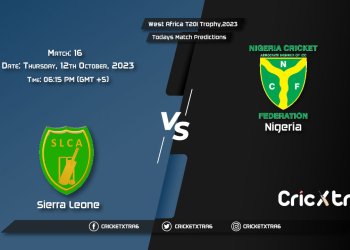 West Africa T20I Trophy, 2023, SIL vs NIG 16th Match Prediction, Fantasy Cricket Tips, Pitch Report and Injury Update