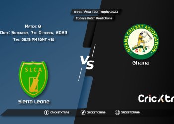 West Africa T20I Trophy, 2023, SRL vs GHA 8th Match Prediction, Fantasy Cricket Tips, Pitch Report and Injury Update