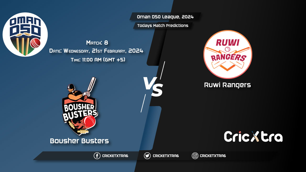 Oman D50 League, 2024, BOB vs RUR 8th Match Prediction, Fantasy Cricket Tips, Pitch Report and Injury Update