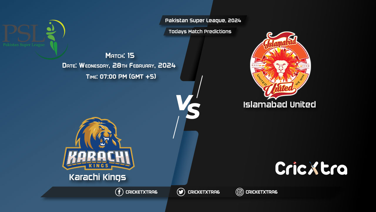 Pakistan Super League, 2024, KAR vs ISL 15th Match Prediction, Fantasy Cricket Tips, Pitch Report and Injury Update